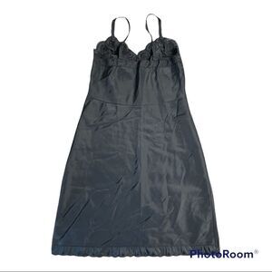 Vintage 1960s Val Mode Lingerie Black Underslip Nightdress Size 34B
